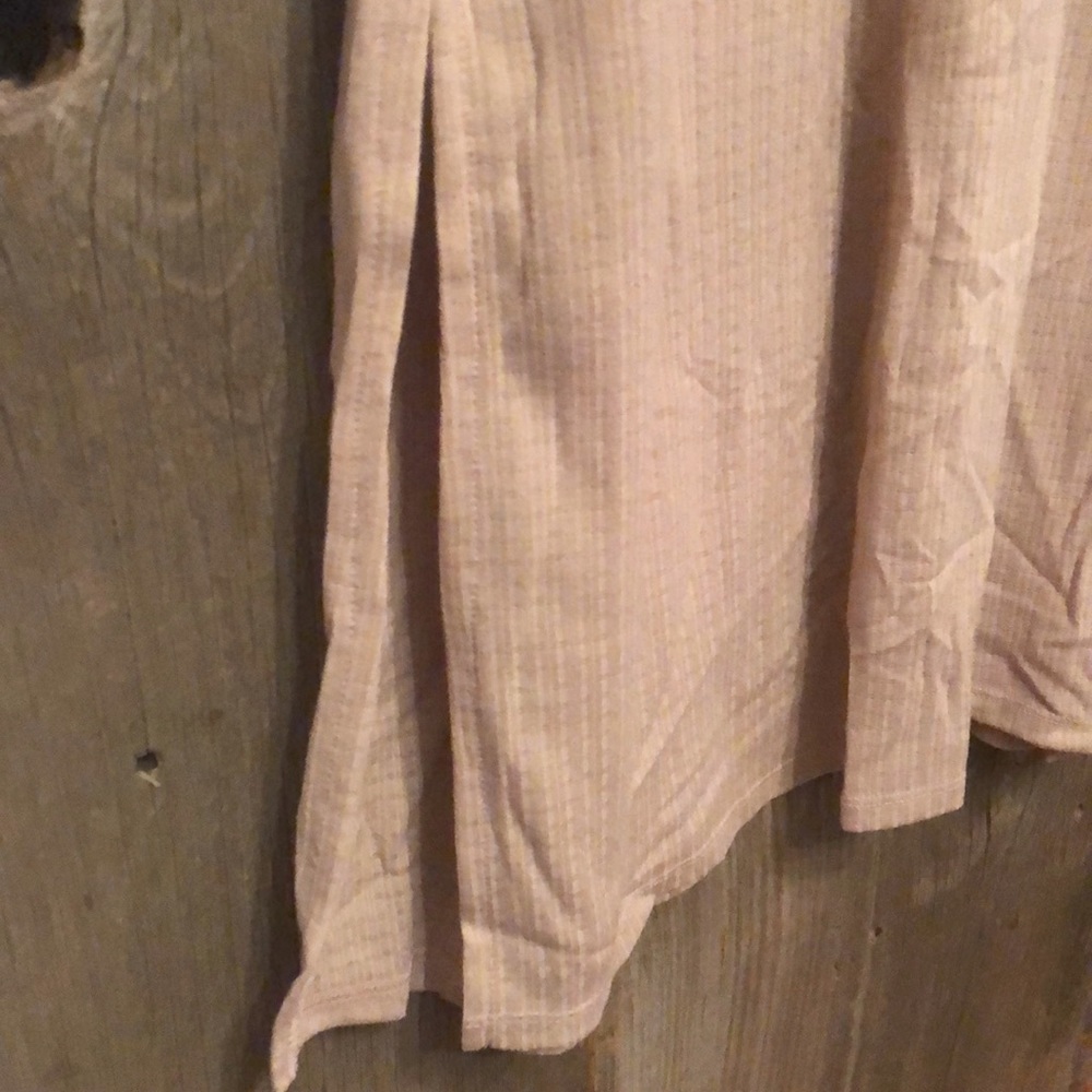 Active USA Side Slit Open Cardigan Duster in Taupe Tan Size Large - Picture 6 of 16